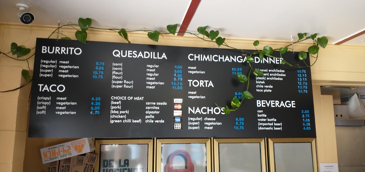 De La Hacienda Taqueria Menu - Image 5
